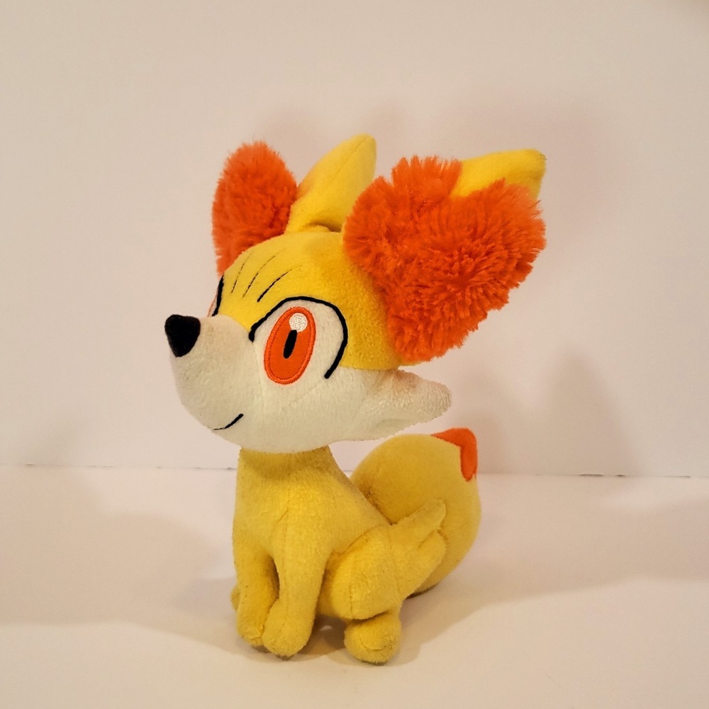 Pokémon Fennekin Plush 9" Fox Stuffed Animal EUC No Tags - Picture 4 of 7